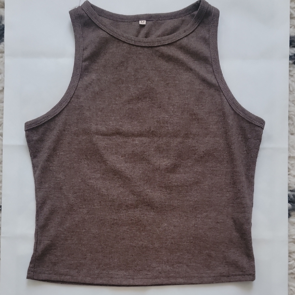 Brown Tank Top, Size M